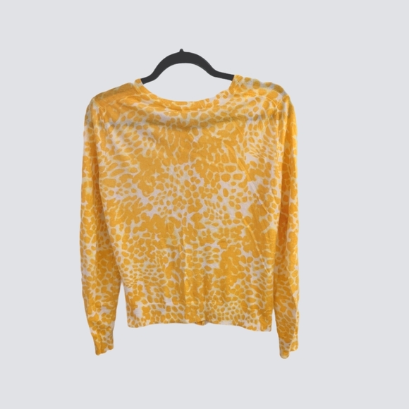 Yellow and cream Banana Republic cardigan - Picture 3 of 6